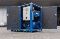 Electric Hydraulic Power Unit 45 kW Inside